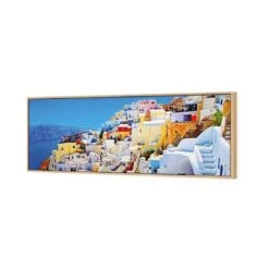 Santorini (Long) -WALL ART DESGIN SALE 619AL H Santorini 3D CANVAS THUMB FF OAK