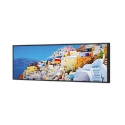 Santorini (Long) -WALL ART DESGIN SALE 619AL H Santorini 3D CANVAS THUMB FF BLK