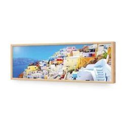 Santorini (Long) -WALL ART DESGIN SALE 619AL H Santorini ACR EDG THUMB FF OAK