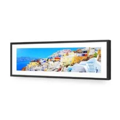 Santorini (Long) -WALL ART DESGIN SALE 619AL H Santorini ACR MAT THUMB FF BLK