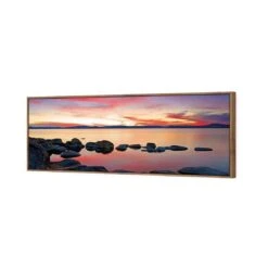Sunset Calm Waters (Long) -WALL ART DESGIN SALE 658AL H Sunset Calm Waters 3D CANVAS THUMB FF NAT