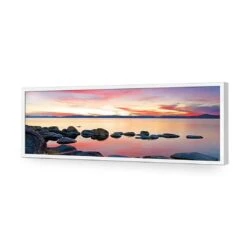Sunset Calm Waters (Long) -WALL ART DESGIN SALE 658AL H Sunset Calm Waters ACR EDG THUMB FF WHT