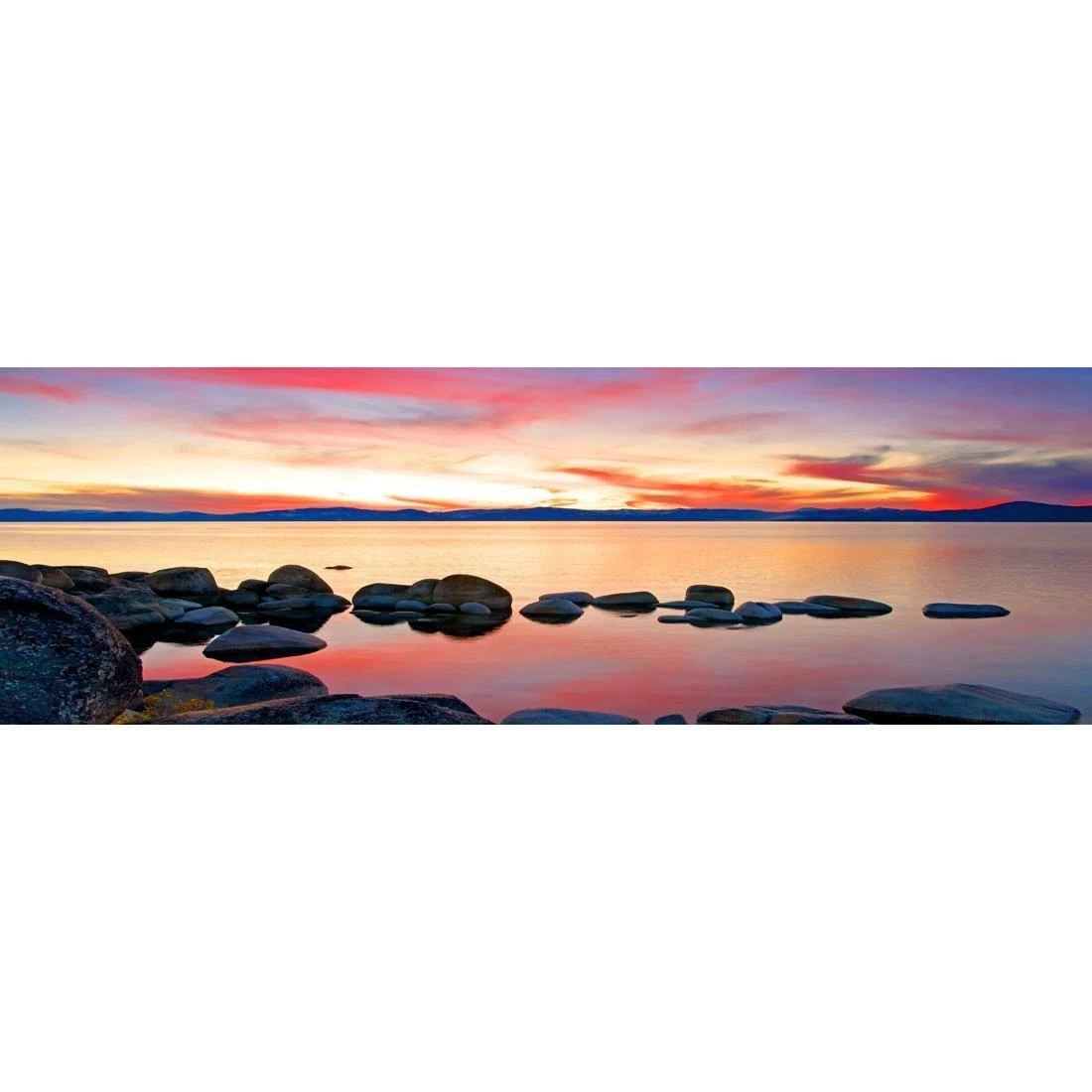 Sunset Calm Waters (Long) Sunset Calm Waters (Long) -WALL ART DESGIN SALE 658AL Sunset Calm Waters ORIG Thumb 38216 1