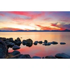 Sunset Calm Waters Canvas Art