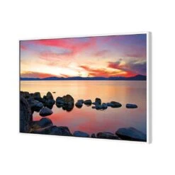 Sunset Calm Waters Canvas Art -WALL ART DESGIN SALE 658AR H Sunset Calm Waters 3D THUMB FF WHT 1ca4e42a 4ff9 4cbd 91e7 71d5471901fd