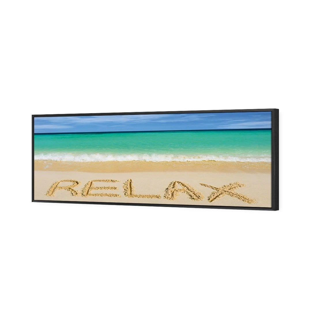 Relax on Beach (long) Relax On Beach (long) -WALL ART DESGIN SALE 668AL Relax on Beach Landscape 3D CANVAS THUMB FF BLK