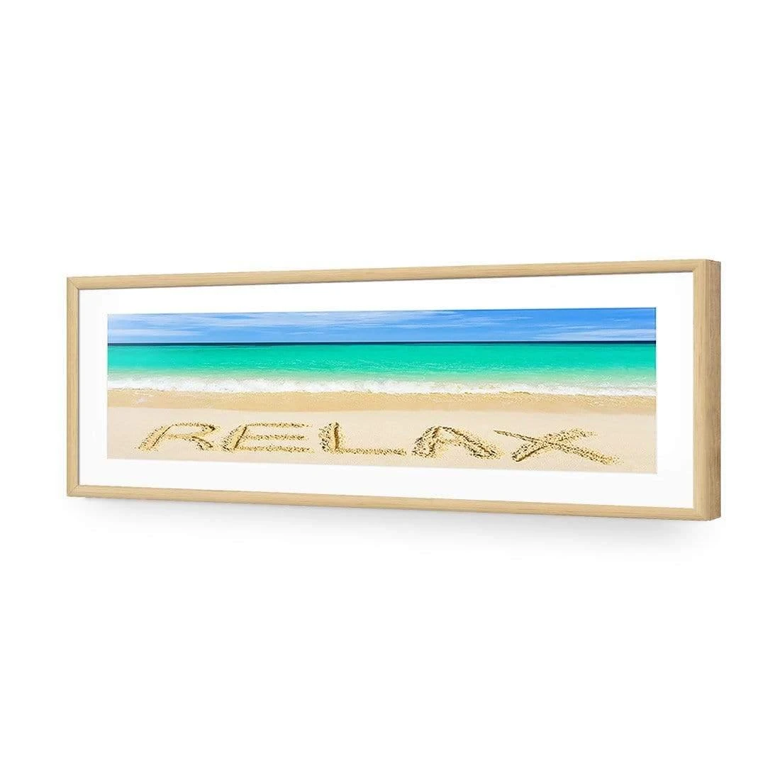 Relax on Beach (long) Relax On Beach (long) -WALL ART DESGIN SALE 668AL Relax on Beach Landscape ACR MAT THUMB FF OAK