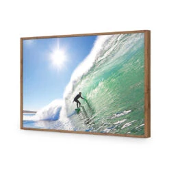 Surfer In The Sun, Rectangle -WALL ART DESGIN SALE 853AR H Surfer in the sun ACR EDG THUMB FF NAT