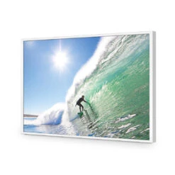 Surfer In The Sun, Rectangle -WALL ART DESGIN SALE 853AR H Surfer in the sun ACR EDG THUMB FF WHT