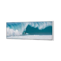 Surfer In Rolling Wave (Long) -WALL ART DESGIN SALE 873AL H Surfer in Rolling Wave 3D CANVAS THUMB FF WHT