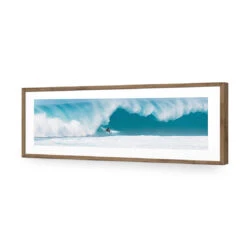 Surfer In Rolling Wave (Long) -WALL ART DESGIN SALE 873AL H Surfer in Rolling Wave ACR MAT THUMB FF NAT