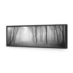 Mysterious Trees, Black And White (long) -WALL ART DESGIN SALE 892AL Mysterious Trees B W ACR EDG THUMB FF BLK