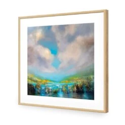 Waterfall Gorge By Annette Schmucker -WALL ART DESGIN SALE AS18AS Waterfall Gorge by Annette Schmucker ACR MAT THUMB FF OAK