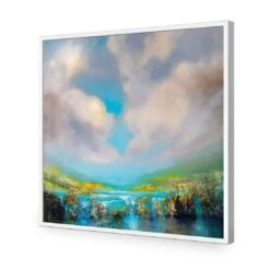 Waterfall Gorge By Annette Schmucker -WALL ART DESGIN SALE AS18AS WaterfallGorgebyAnnetteSchmucker ACR EDG THUMB FF WHT