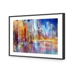 City Of Colour By Annette Schmucker -WALL ART DESGIN SALE AS23AR H City of Colour by Annette Schmucker ACR MAT THUMB FF BLK
