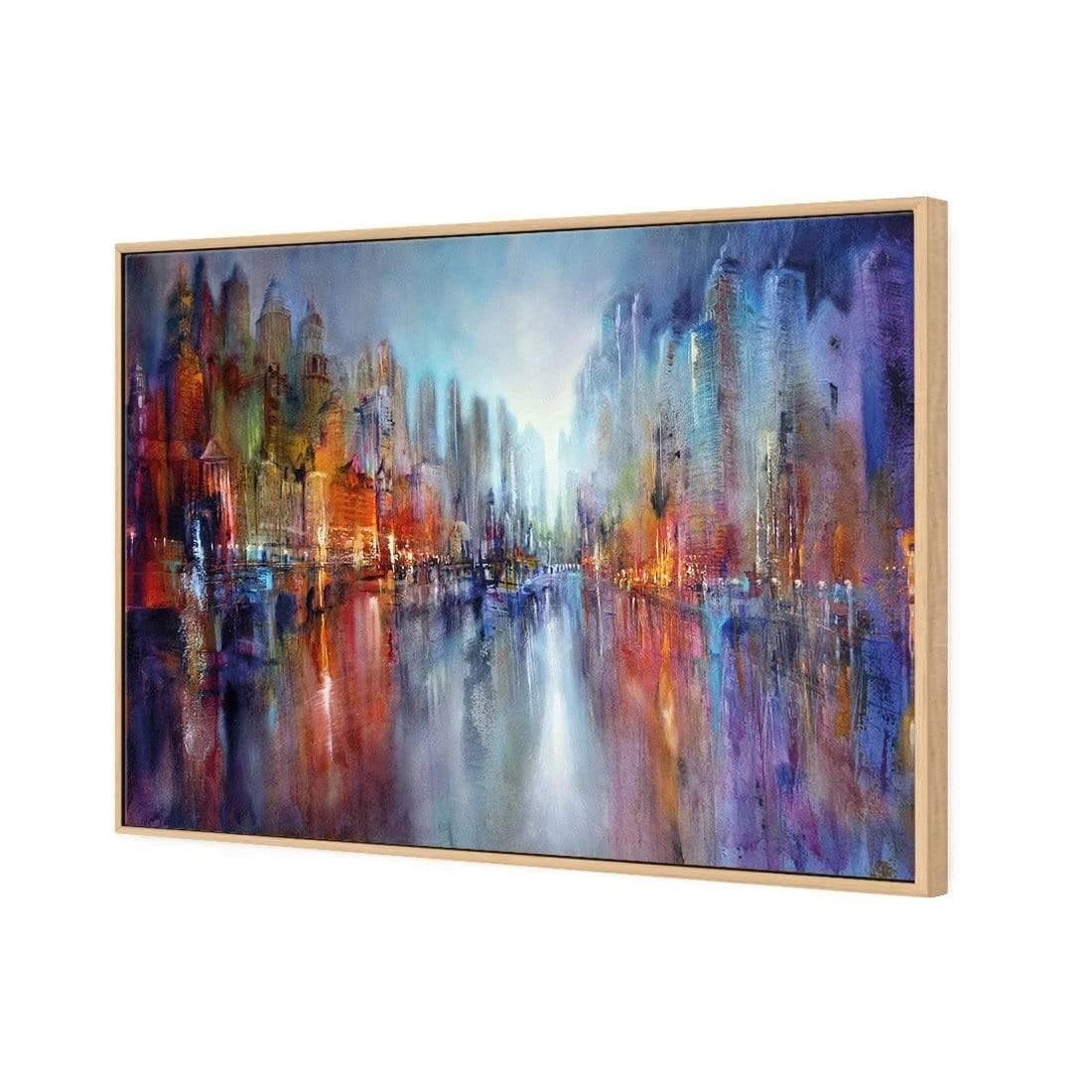 City on the River by Annette Schmucker City On The River By Annette Schmucker -WALL ART DESGIN SALE AS25AR H City on the River by Annette Schmucker 3D CANVAS THUMB FF OAK