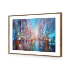 City Of Blue By Annette Schmucker -WALL ART DESGIN SALE AS26AR H City of Blue by Annette Schmucker ACR MAT THUMB FF NAT
