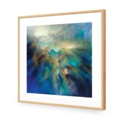 Over All Peaks By Annette Schmucker -WALL ART DESGIN SALE AS59AS Over all Peaks by Annette Schmucker ACR MAT THUMB FF OAK