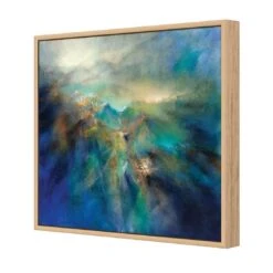 Over All Peaks By Annette Schmucker -WALL ART DESGIN SALE AS59AS Over all Peaks by Annette Schmucker CANVAS 3D THUMB FF OAK