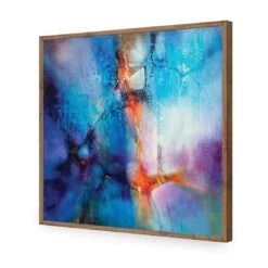 Turquoise And Magenta Splash By Annette Schmucker -WALL ART DESGIN SALE AS66AS Turquoise and Magenta Splash by Annette Schmucker ACR EDG THUMB FF NAT