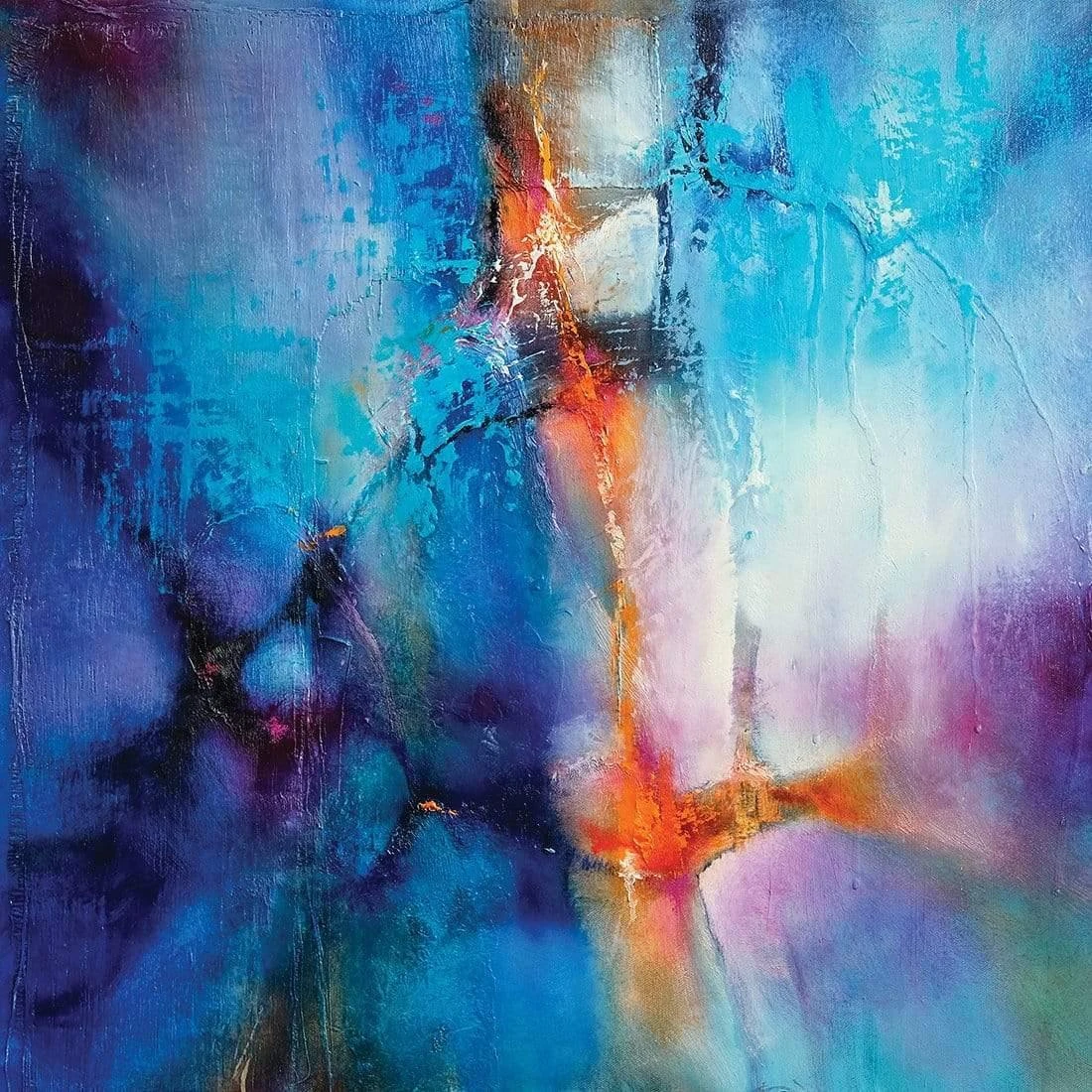 Turquoise and Magenta Splash by Annette Schmucker Turquoise And Magenta Splash By Annette Schmucker -WALL ART DESGIN SALE AS66AS Turquoise and Magenta Splash by Annette Schmucker THUMB