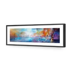 Slowly To Port By Annette Schmucker -WALL ART DESGIN SALE AS69AL H Slowly to Port by Annette Schmucker ACR MAT THUMB FF BLK