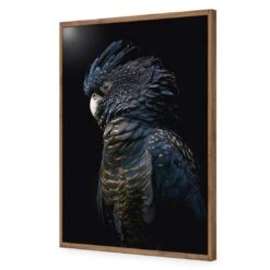 Lady Black Cocky, Dark -WALL ART DESGIN SALE AU1043CR H Lady Black Cocky Dark ACR EDG THUMB FF NAT