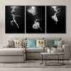 Underwater Ballet Trio Art Set