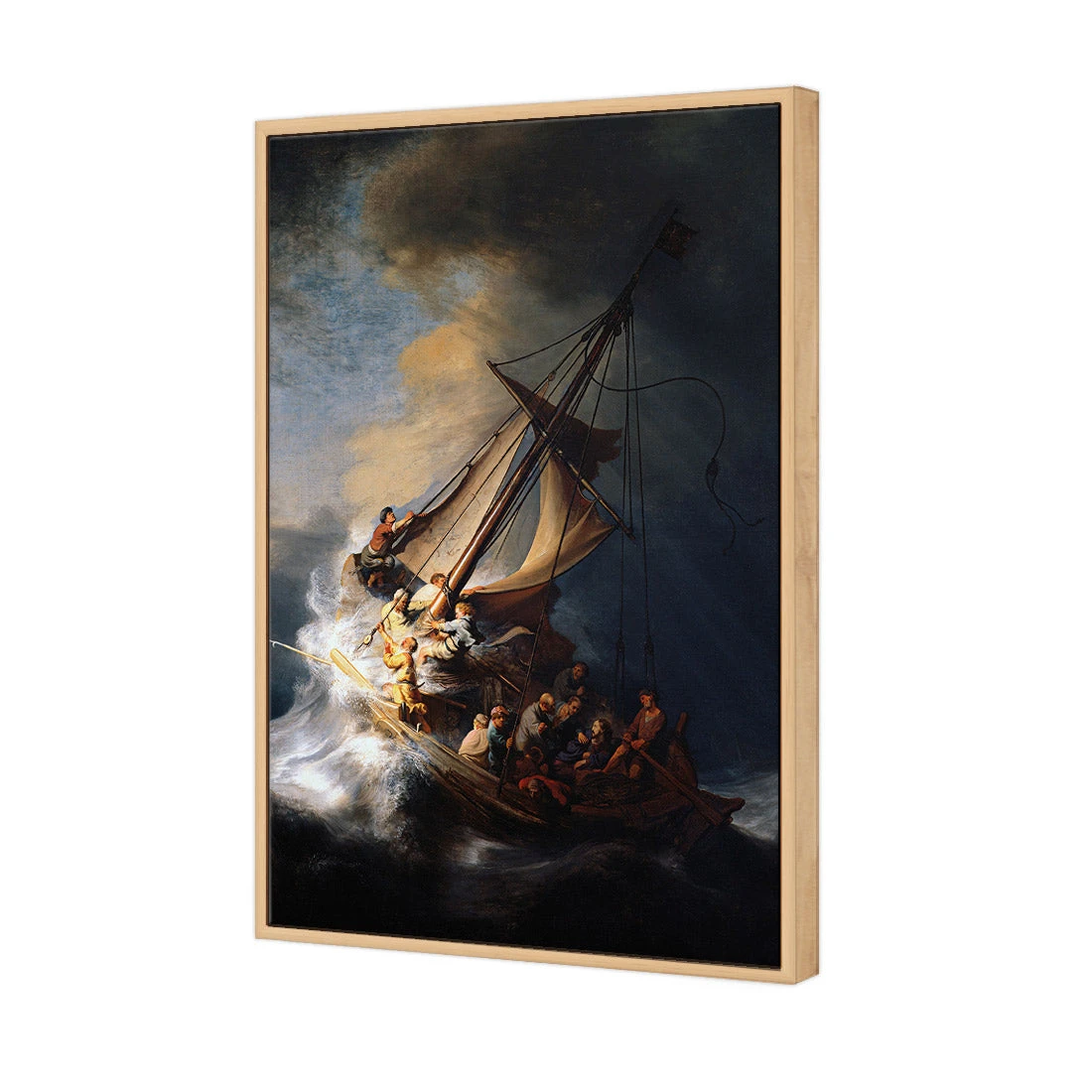 Signature Series - Storm on the Sea of Galilee by Rembrandt Signature Series - Storm On The Sea Of Galilee By Rembrandt -WALL ART DESGIN SALE NEW FILE 3850AR V Storm on the Sea of Galilee 3D CANVAS THUMB FF OAK 1