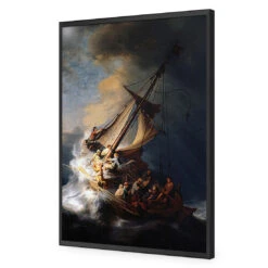 Storm On The Sea Of Galilee By Rembrandt -WALL ART DESGIN SALE NEW FILE 3850AR V Storm on the Sea of Galilee ACR EDG THUMB FF BLK