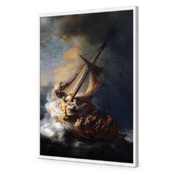 Storm On The Sea Of Galilee By Rembrandt -WALL ART DESGIN SALE NEW FILE 3850AR V Storm on the Sea of Galilee ACR EDG THUMB FF WHT