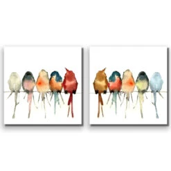 Watercolour Birds On Branch Perfect Pairs -WALL ART DESGIN SALE SET2 5009 AS Q ACR EDG THUMB b17ca143 d042 478e b443 fc273a3a98ab