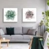 Succulent Rosette Perfect Pair 1 Succulent Rosette Perfect Pair -WALL ART DESGIN SALE Succulents