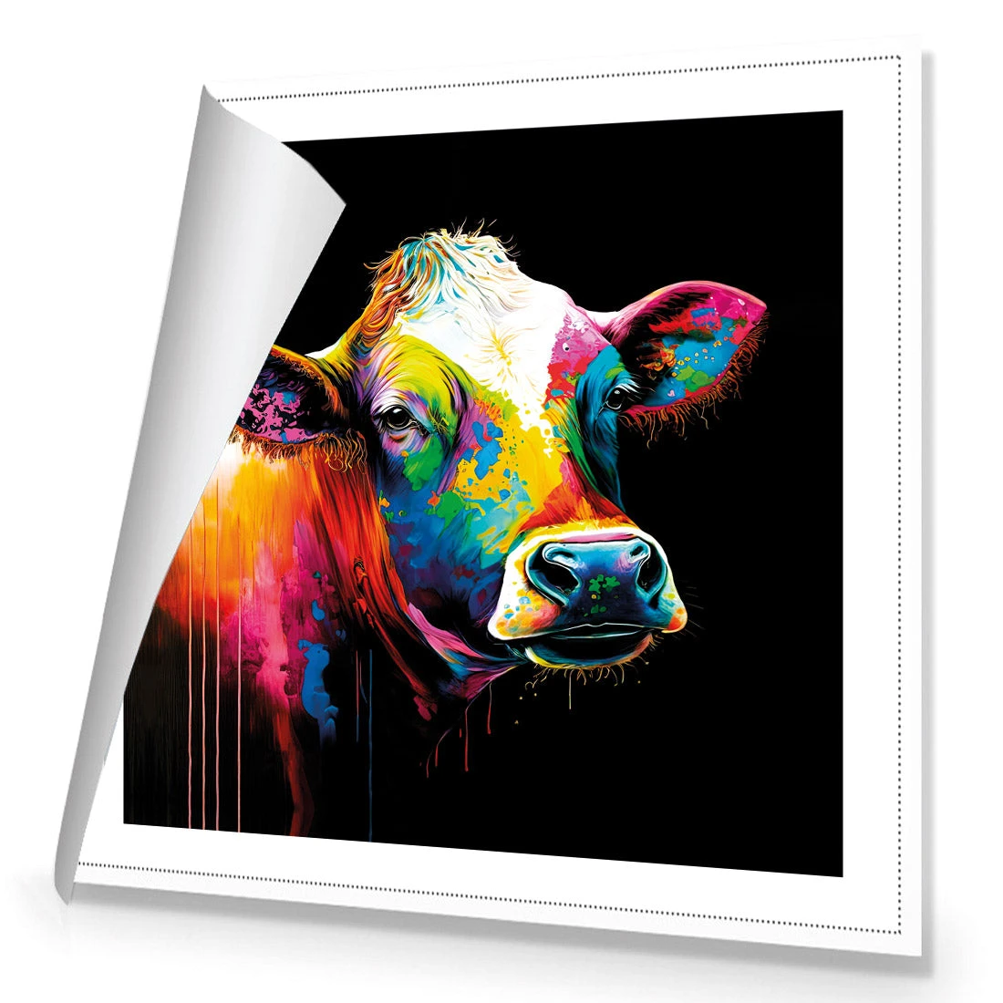 Rainbow Cow Rainbow Cow -WALL ART DESGIN SALE WB1277 AS Rainbow Cow ROL THUMB 0ef7fb8c cc62 4401 8492 652123606b15