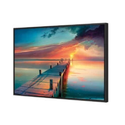 Rosy Pier -WALL ART DESGIN SALE WB 100578 AR H 3D CANVAS THUMB FF BLK