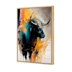 No Bull -WALL ART DESGIN SALE WB 100590 AR V 3D CANVAS THUMB FF OAK