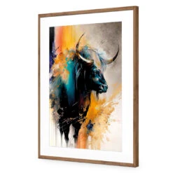 No Bull -WALL ART DESGIN SALE WB 100590 AR V ACR MAT THUMB FF NAT