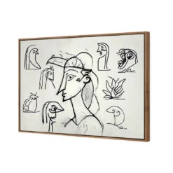 Something Sketchy -WALL ART DESGIN SALE WB 100687 AR H 3D CANVAS THUMB FF NAT