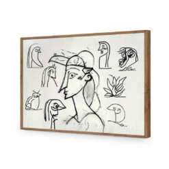 Something Sketchy -WALL ART DESGIN SALE WB 100687 AR H ACR EDG THUMB FF NAT