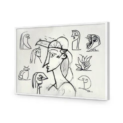 Something Sketchy -WALL ART DESGIN SALE WB 100687 AR H ACR EDG THUMB FF WHT