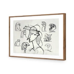 Something Sketchy -WALL ART DESGIN SALE WB 100687 AR H ACR MAT THUMB FF NAT