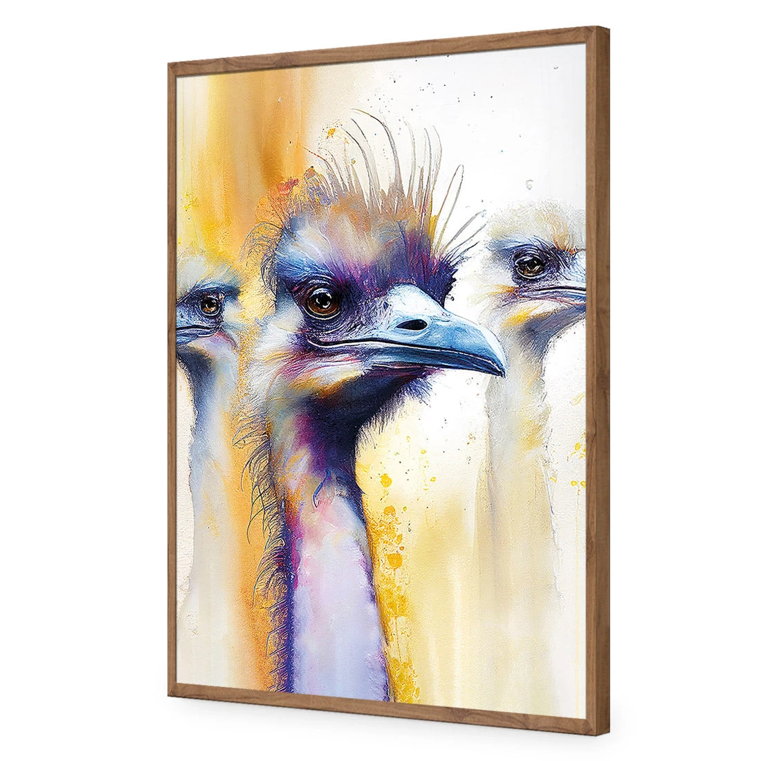 Scheming Emus Scheming Emus -WALL ART DESGIN SALE WB 100711 AR V ACR EDG THUMB FF NAT