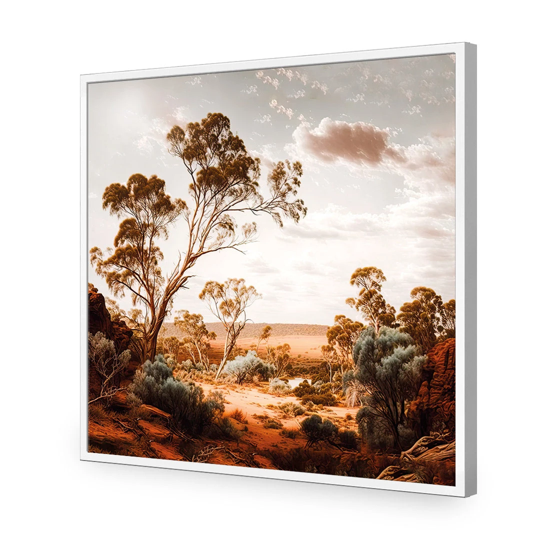 Way Out Back Way Out Back -WALL ART DESGIN SALE WB 100860 AS Q ACR EDG THUMB FF WHT