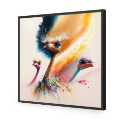 Odd Birds II -WALL ART DESGIN SALE WB 100974 AS Q ACR EDG THUMB FF BLK