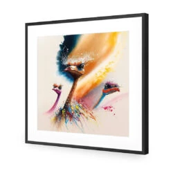 Odd Birds II -WALL ART DESGIN SALE WB 100974 AS Q ACR MAT THUMB FF BLK