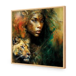 Wild Confidence III -WALL ART DESGIN SALE WB 101050 AS Q ACR EDG THUMB FF OAK