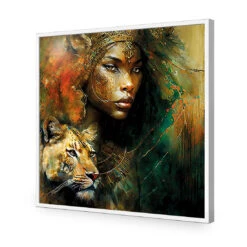 Wild Confidence III -WALL ART DESGIN SALE WB 101050 AS Q ACR EDG THUMB FF WHT