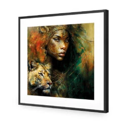 Wild Confidence III -WALL ART DESGIN SALE WB 101050 AS Q ACR MAT THUMB FF BLK