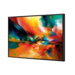 Where There's Smoke There's Fire -WALL ART DESGIN SALE WB 1701 AR H 3D CANVAS THUMB FF BLK