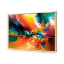 Where There's Smoke There's Fire -WALL ART DESGIN SALE WB 1701 AR H ACR EDG THUMB FF OAK